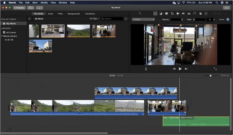 Best Video Editing Software for Low-end PCs - iMovie