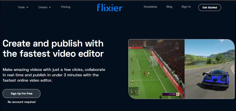 免费视频编华体会体育app官方下载辑器无需注册:Flixier