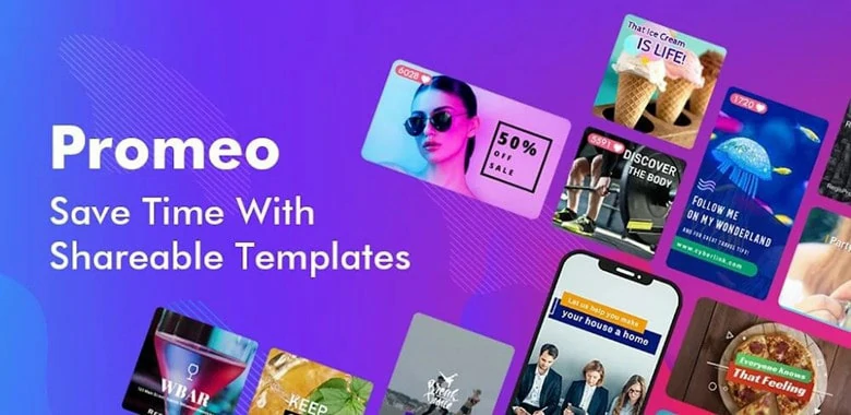 Video Editor with Template for Mobile - Promeo