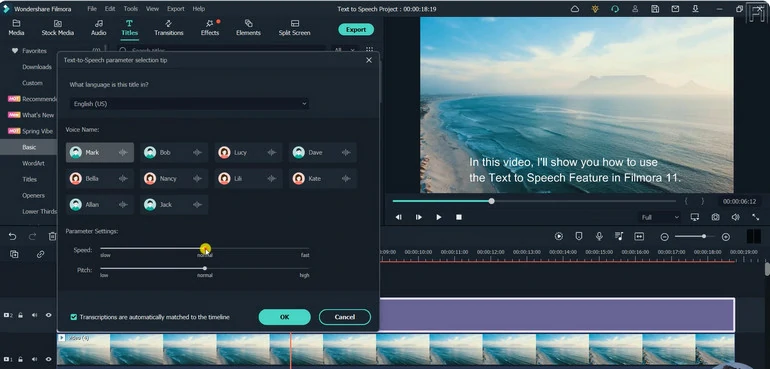 Filmora Video Editor with AI Text-to-Speech Overview