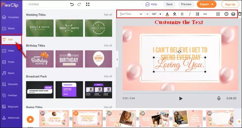 Highlight Your Presentation Video with Text