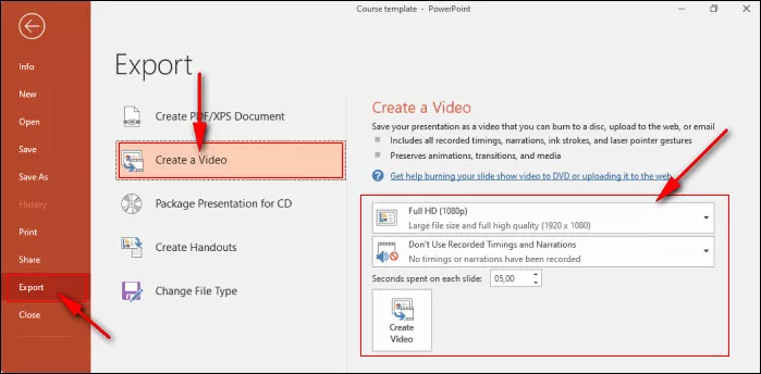Make a Video Presentation with PowerPoint