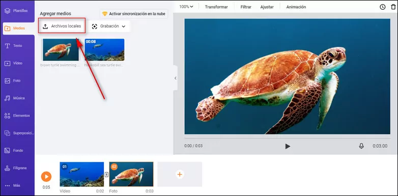 Upload Local Video