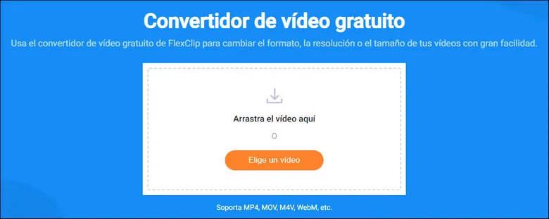 Upload your local video to FlexClip