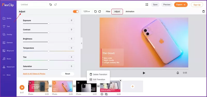 Make Color Adjustments