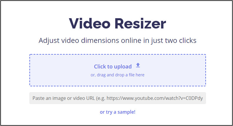 Resize Video for Instagram with Kapwing - Upload