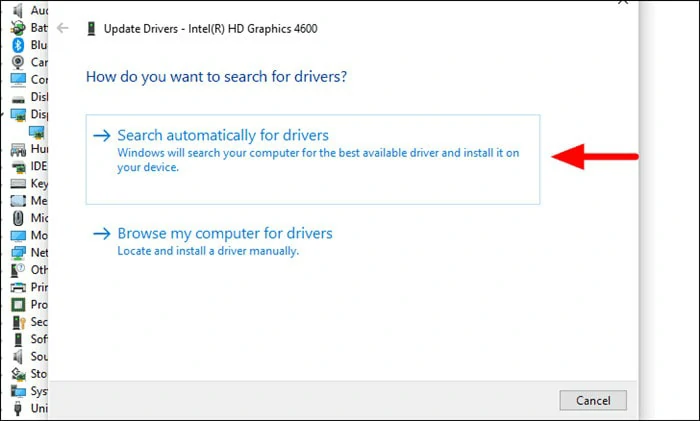 Search Automatically for Driver