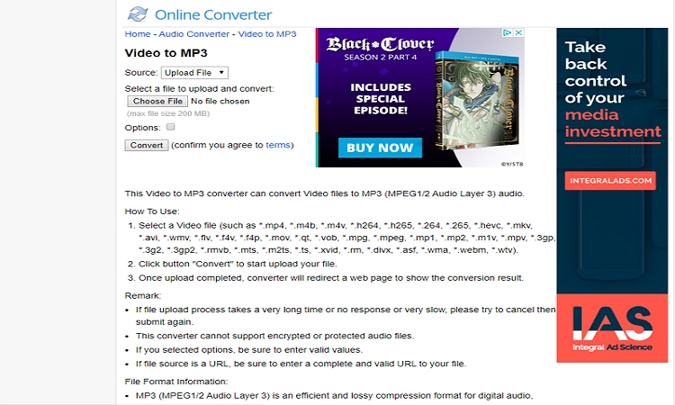 Video to MP3 Converter - Online Converter