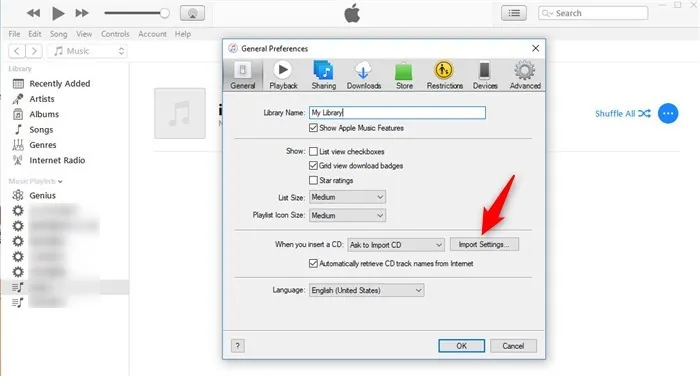 Convert Video to WAV with iTunes - Import