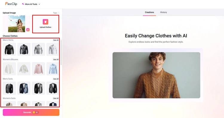 Choose Your Ideal Outfit - FlexClip