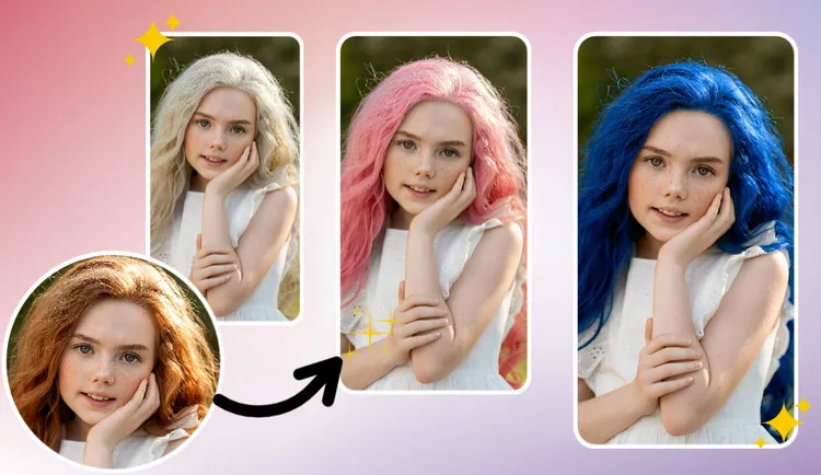 Change Hair Color with FlexClip