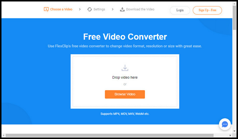 FlexClip video converter.