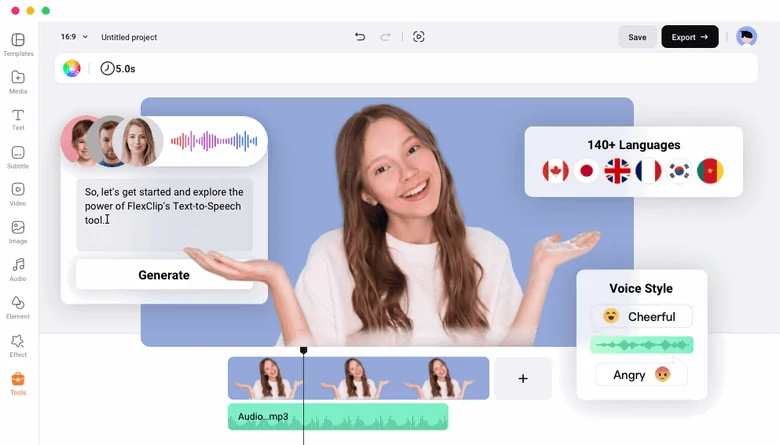 Create realistic AI voices for videos for free