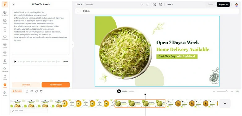 Download the Generated Audio File