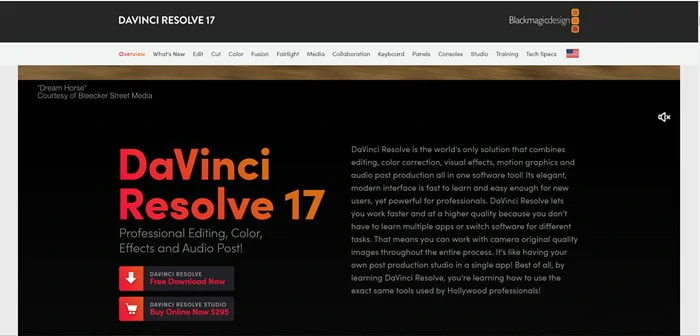 Voiceover Recording Software for Mac - Davinci Resolve