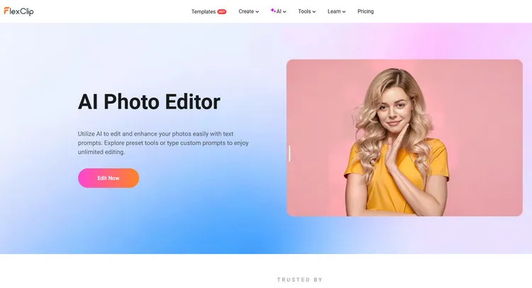 AI Photo Editor - FlexClip