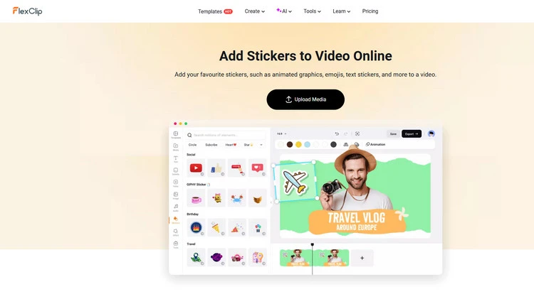 Frame & Elements Library - FlexClip
