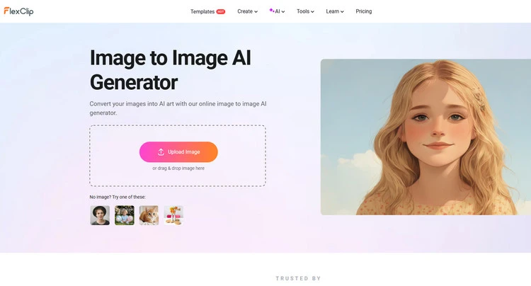 AI Image to Image Generator - FlexClip