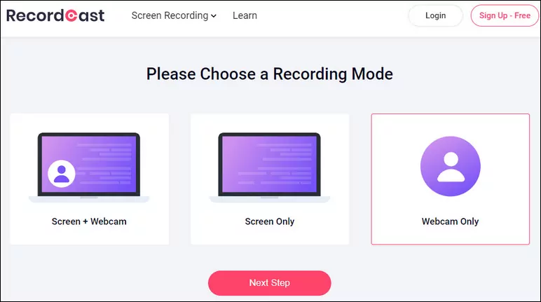 Best Free Online Webcam Recorder for Windows 10 - RecordCast