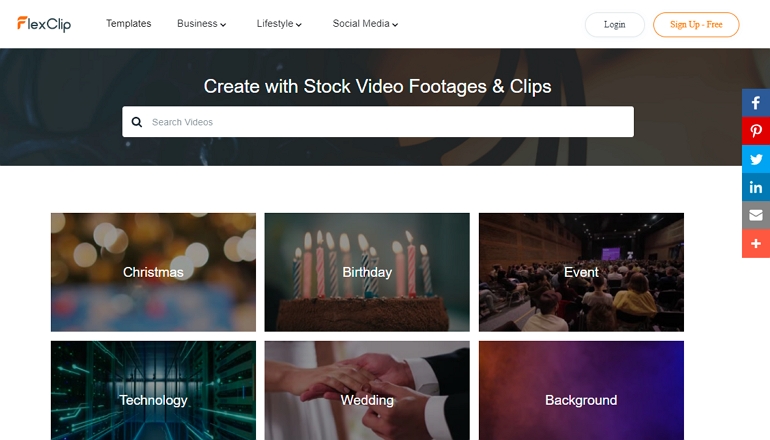 Website Background Video Resource - FlexClip