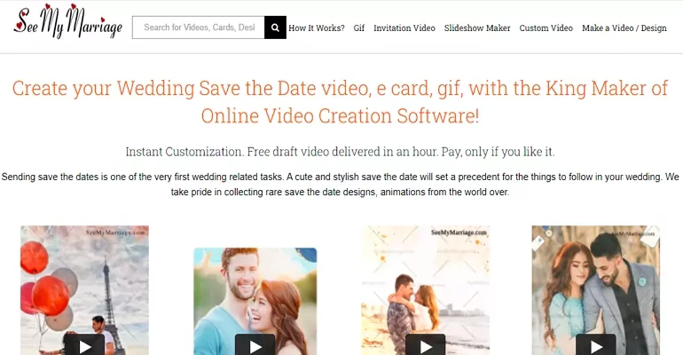 Wedding Invitation Video Maker No Watermark - SeeMyMarriage