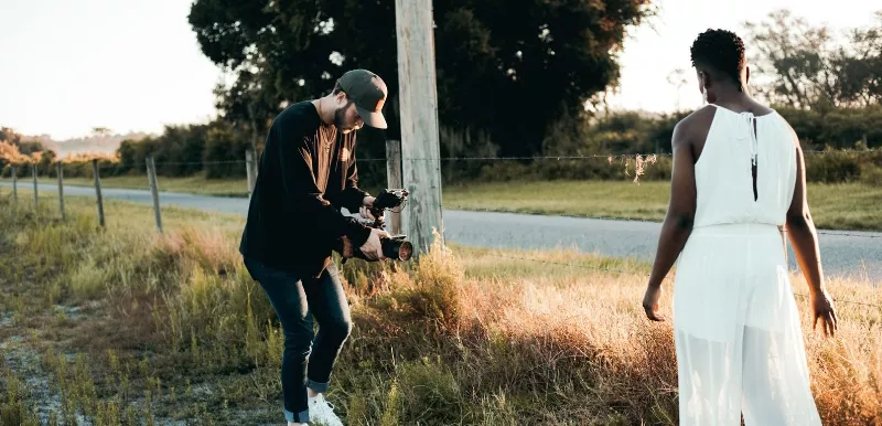 Ask friends to film a wedding video