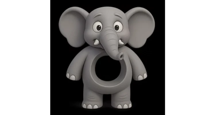 内臓がないゾウ