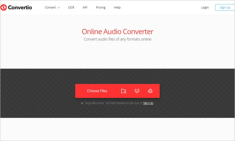 Convertio to Convert Your WhatsApp Audio to MP3