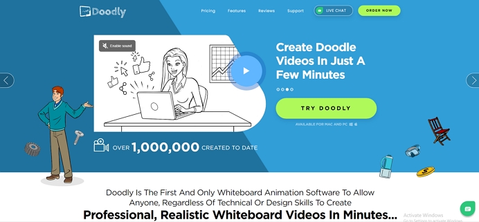 Best Whiteboard Animation Video Makers - Doodly