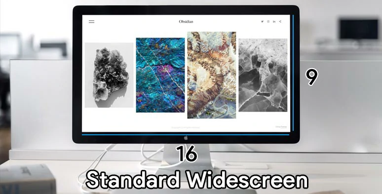 16:9 standard widescreen video