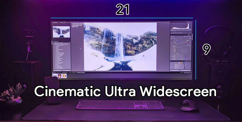 Cinematic 21: 9 ultra-widescreen video