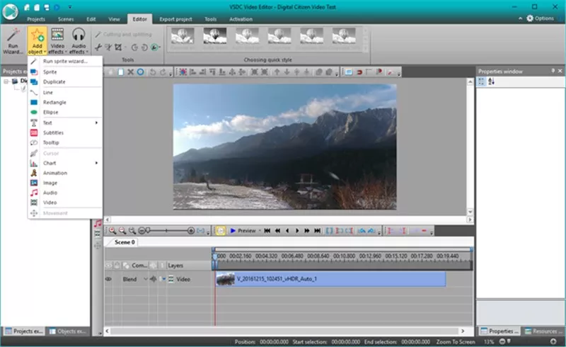 Windows Movie Maker Alternatives - VSDC Video Editor