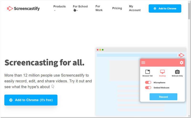 Screencastify Online Problem Steps Recorder.