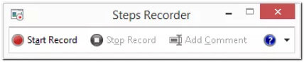 Windows Steps Recorder.