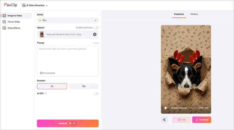 Turn Your Still Wrapping Paper Photo into a Video