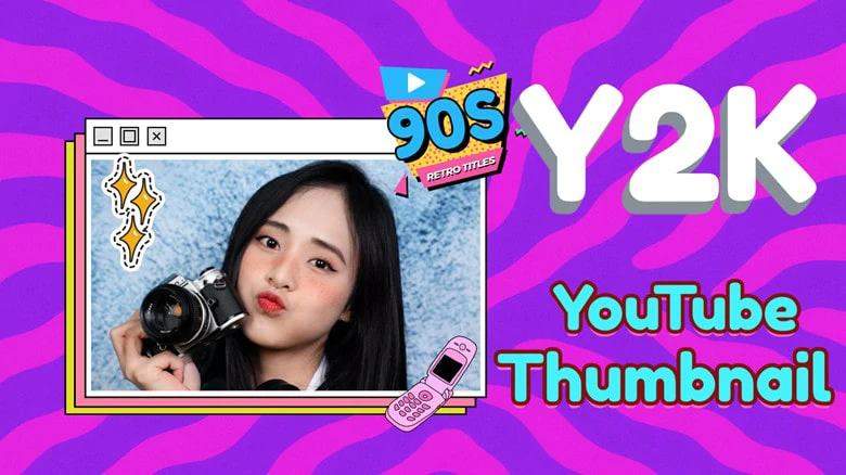 Y2K Thumbnail YouTube Example for You