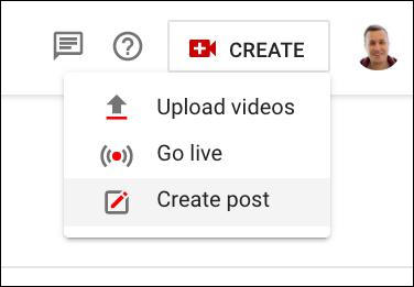 Make a Poll on YouTube - Step 3