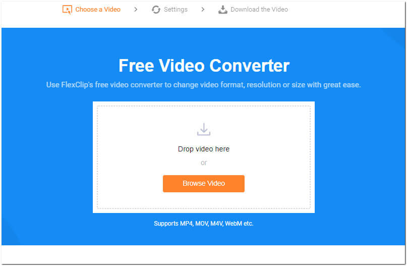 Convert video format to MP4/WEBM video free online?