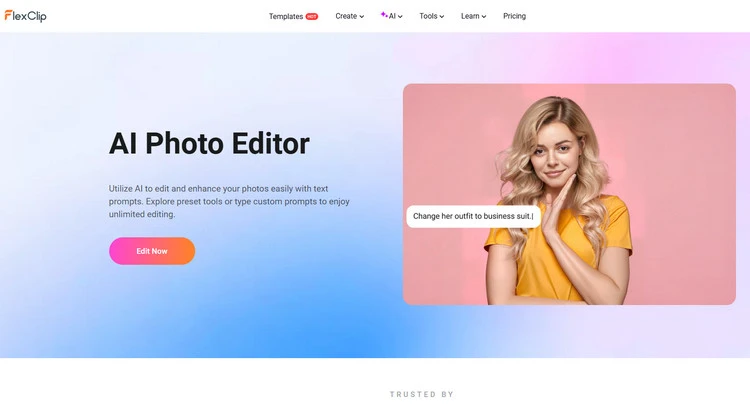 AI Photo Editor - FlexClip