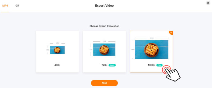 Export customized virtual background video for Zoom