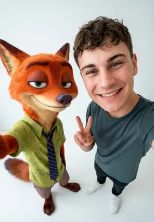 AI Group Portrait Preset Example - FlexClip