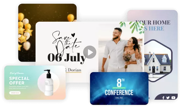 Rich Templates for Your Photo Video Creation