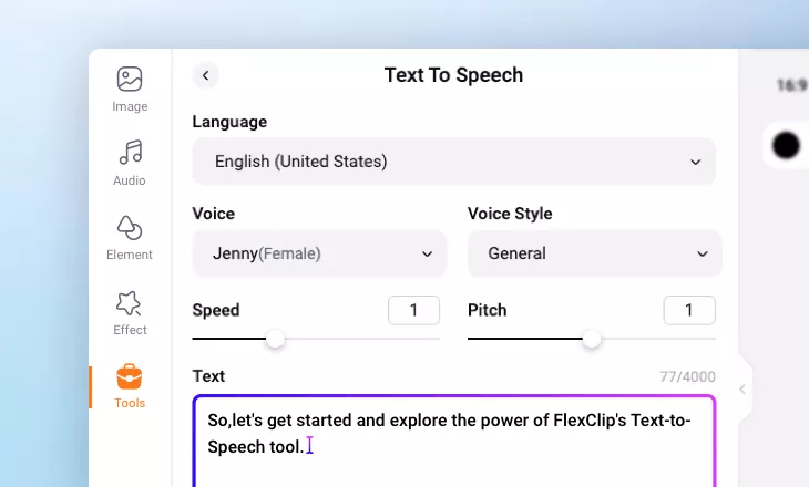 ¿Cómo crear un vídeo de texto a voz online?