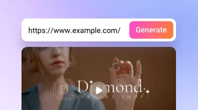 URL de produit vers vidéo publicitaire