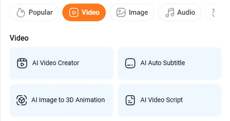 ai tools for video