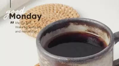 Coffee Clip Monday Motivational Quotes