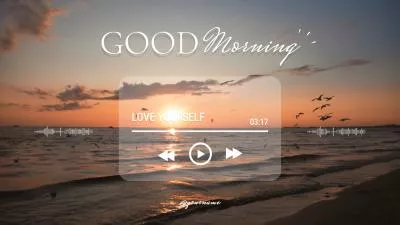 Good Morning Ocean Sunrise Travel Music Play List Story