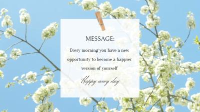 支持自定义的 Modern Daily Text Message Motivational Quote Instagram Post 视频模板 ...