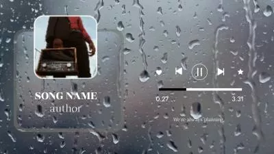 Music Player Live Stream Lyric Rain Subtitle