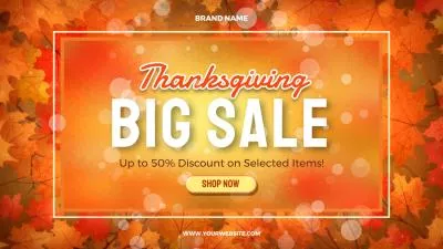 Thanksgiving Sale Post